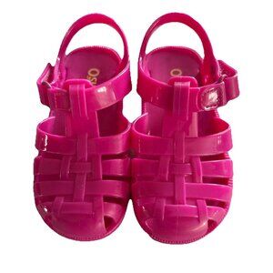 Oshkosh B’Gosh Hot Pink Baby Girl Plastic Sandals Size 5 Month